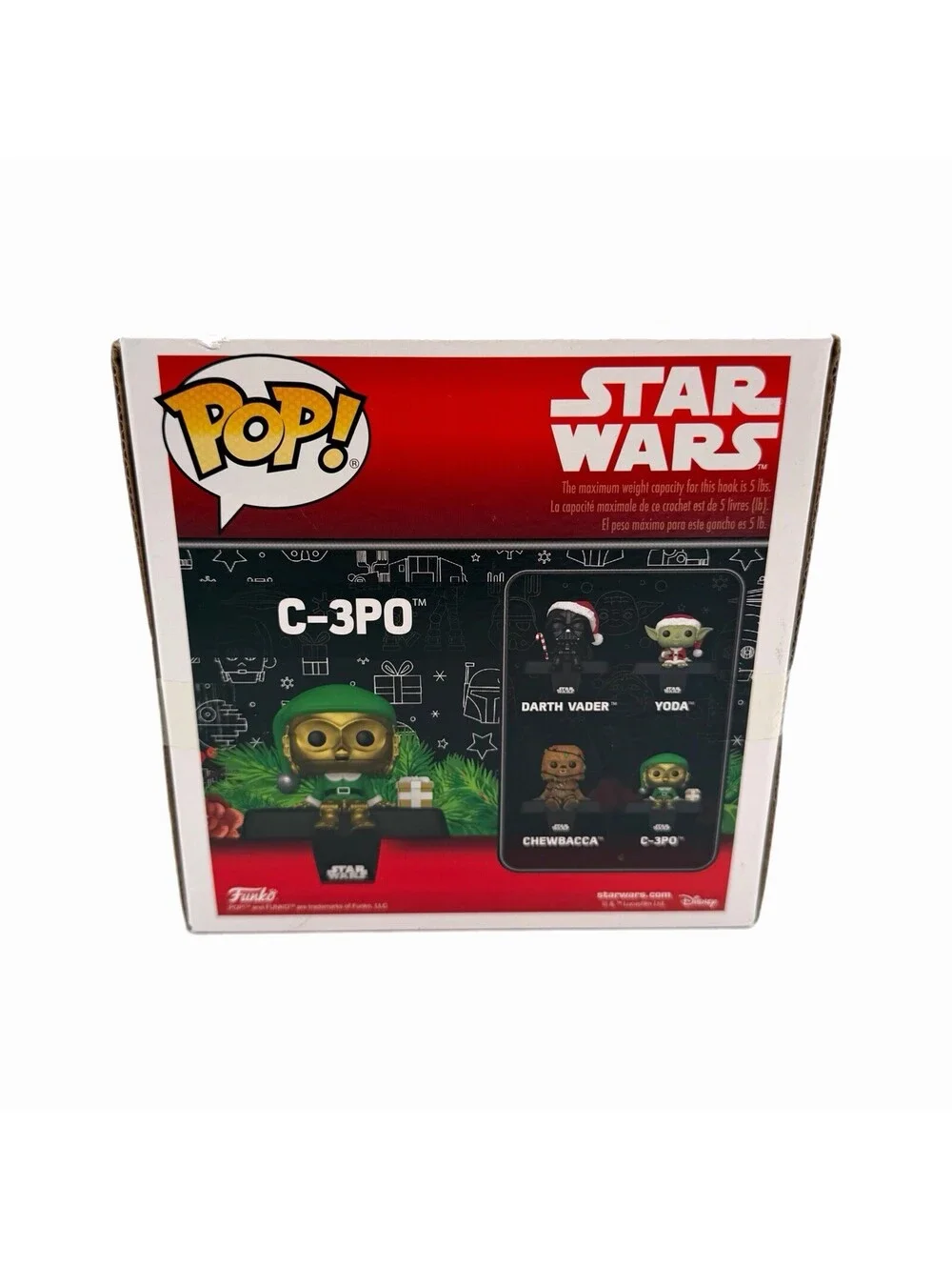 Funko Pop! Star Wars C-3Po Holiday-Themed Vinyl Collectible Stocking Hanger